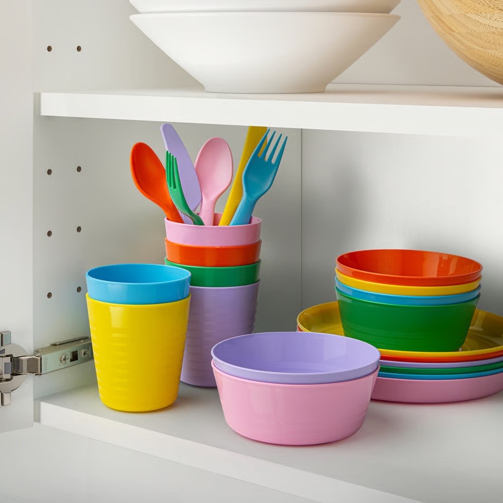 KALAS 36-Piece Colorful Dinnerware Set - Picture 3 of 11